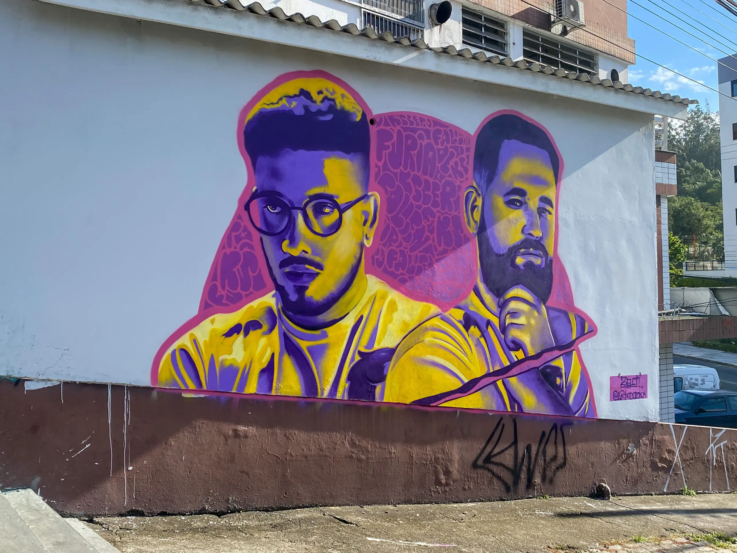 CS:GO: Artista brasileiro recria mural com FalleN na FURIA