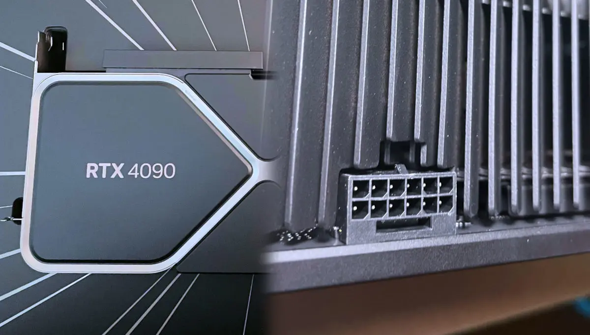 NVIDIA: surgem imagens da RTX 4090 com novo conector de energia