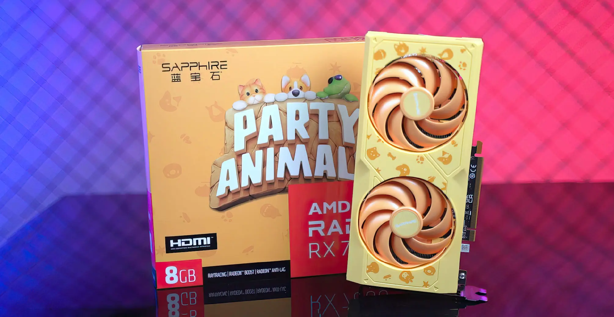 Sapphire e AMD anunciam Radeon RX 7600 Party Animals em evento
