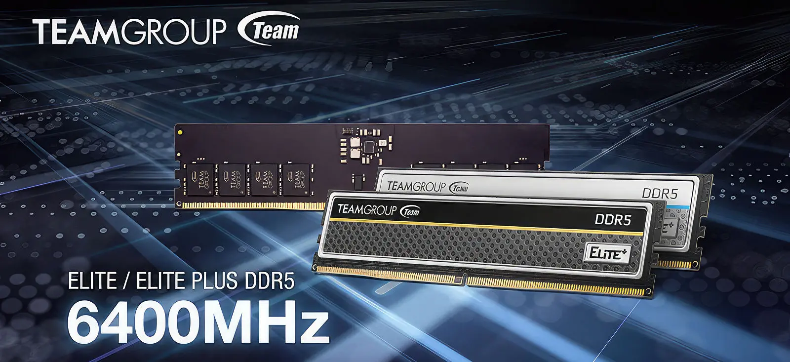 TEAMGROUP lança novas memórias DDR5 Elite e Elite Plus com padrão JEDEC
