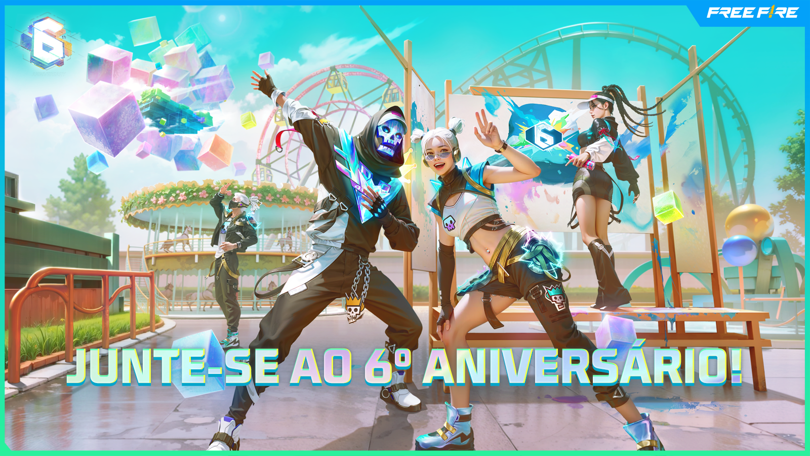 Sexto aniversário do Free Fire terá série de eventos em julho