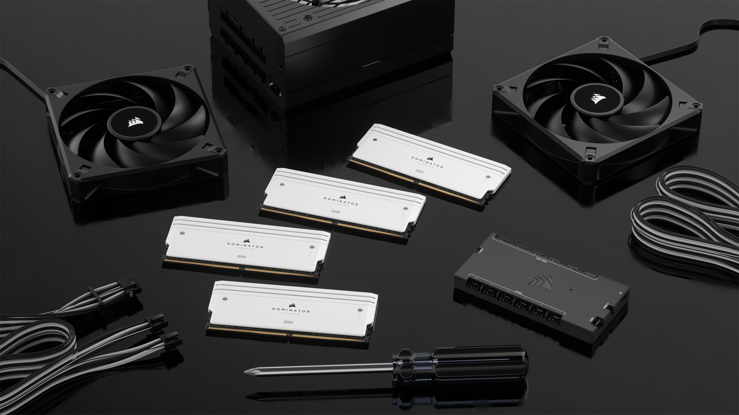 Corsair anuncia novas memórias DOMINATOR TITANIUM DDR5