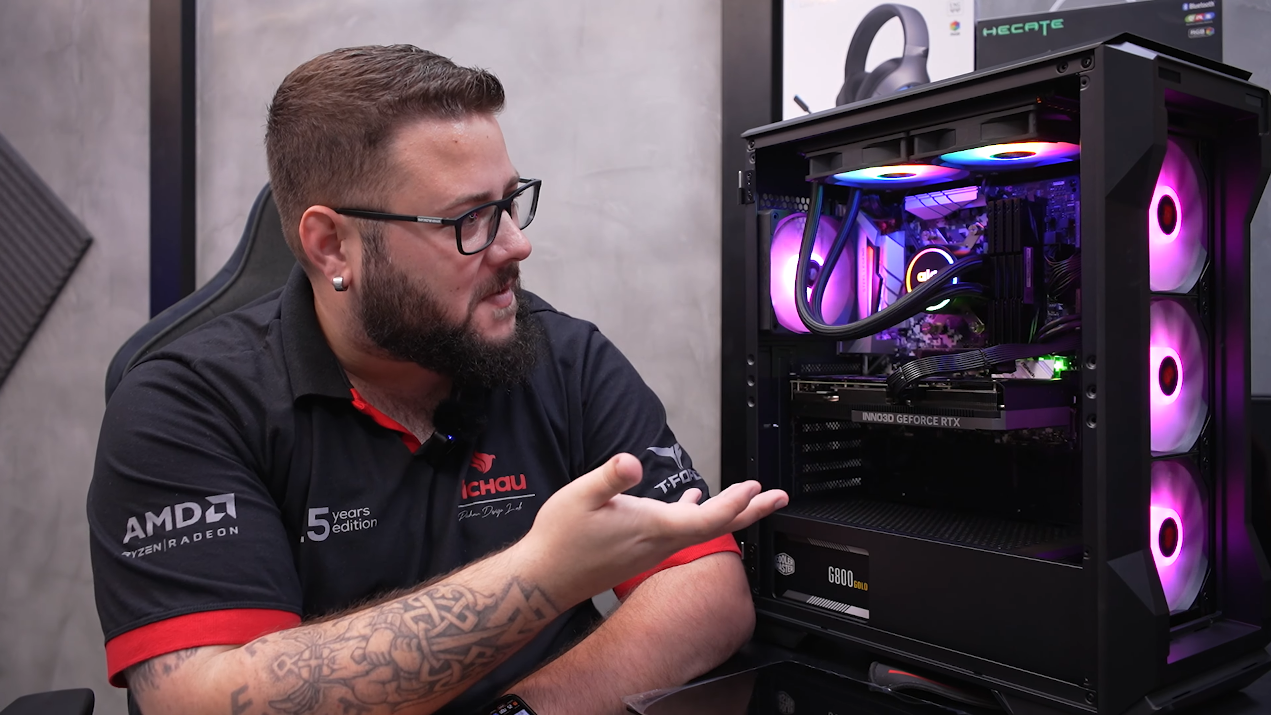 Confira um PC Gamer para rodar jogos lançamentos e também fazer live