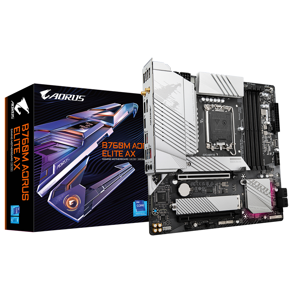 Gigabyte anuncia novas placas-mãe Z790 AORUS PRO X e B760M AORUS ELITE AX GIGABYTE Aorus B760M AORUS ELITE AX