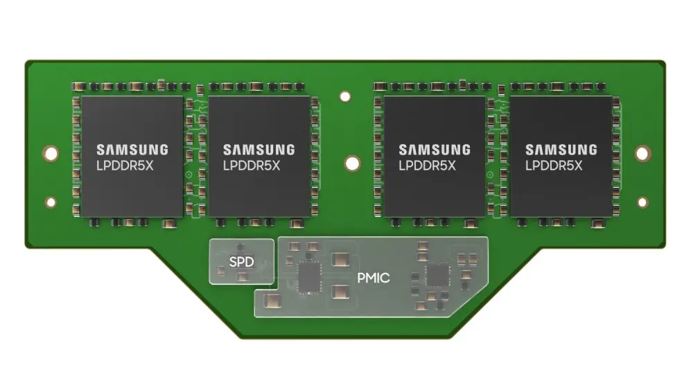 Samsung revela novo módulo de memória LPCAMM