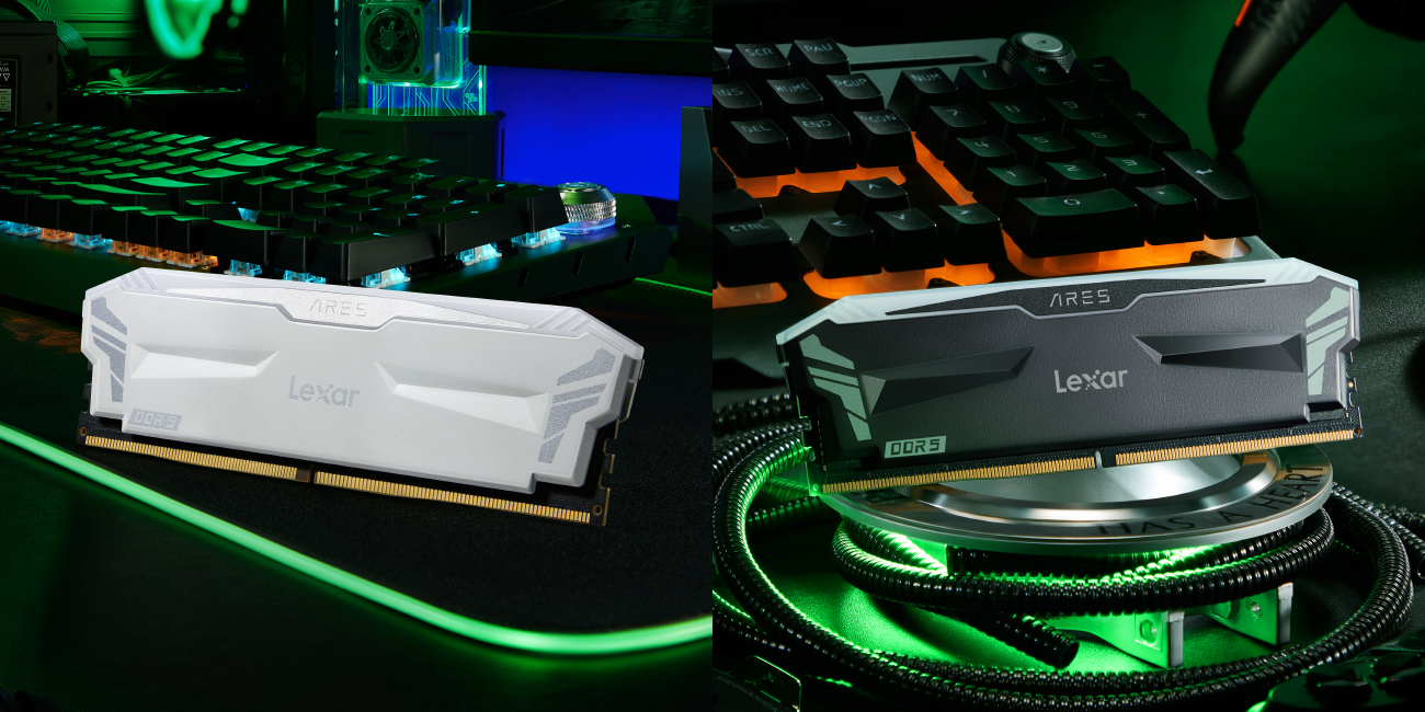 Conheça as memórias Lexar ARES RGB DDR5