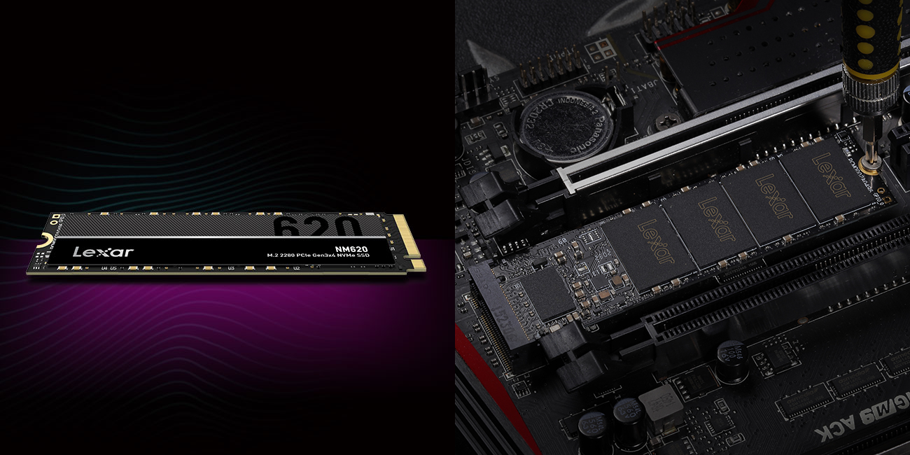 Conheça o Lexar NM620, o SSD M.2 com interface PCIe Gen 3
