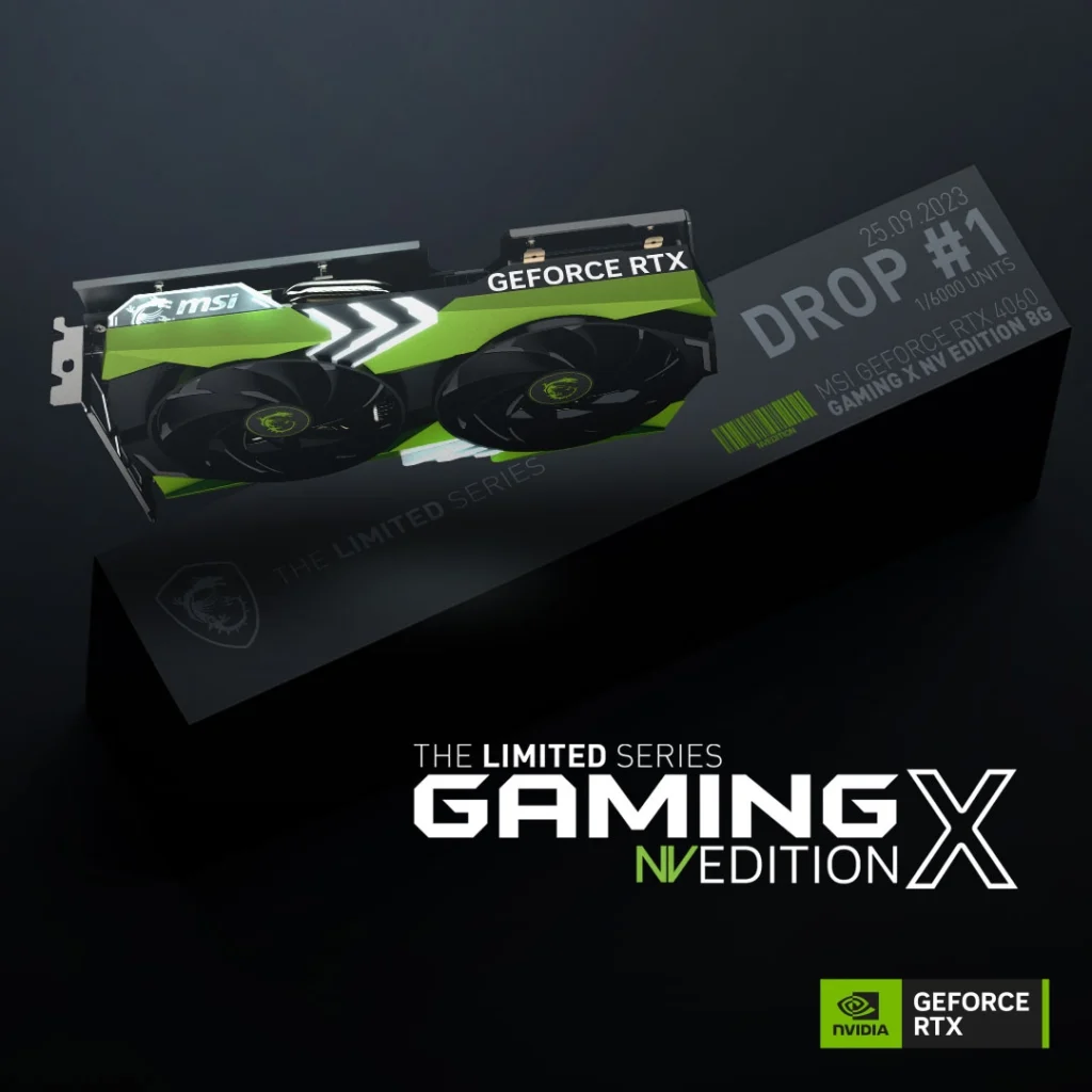 MSI revela a GPU GeForce RTX 4060 GAMING X 8G NV EDITION 4 MSI revela a GPU GeForce RTX 4060 GAMING X 8G NV EDITION MSI GeForce RTX 4060 GAMING X 8G NV EDITION 2