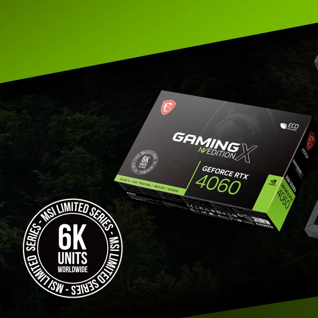 MSI revela a GPU GeForce RTX 4060 GAMING X 8G NV EDITION 3 MSI revela a GPU GeForce RTX 4060 GAMING X 8G NV EDITION MSI GeForce RTX 4060 GAMING X 8G NV EDITION 3