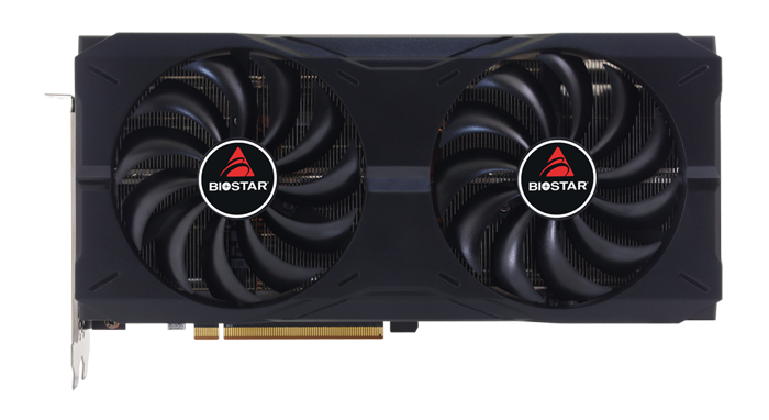 Biostar revela linha das placas de vídeo Radeon RX 7700 XT e RX 7800 XT RX7700XT top