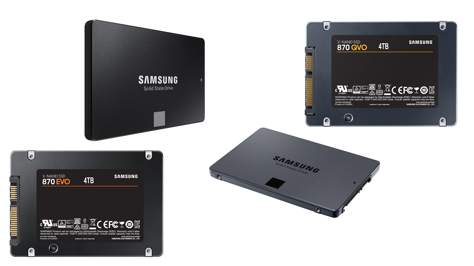 Entenda a diferença entre os SSDs Samsung 870 QVO e 870 EVO