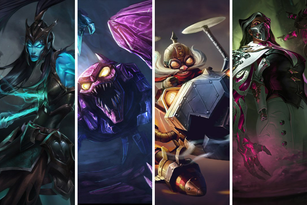 Os cinco campeões menos escolhidos no League of Legends