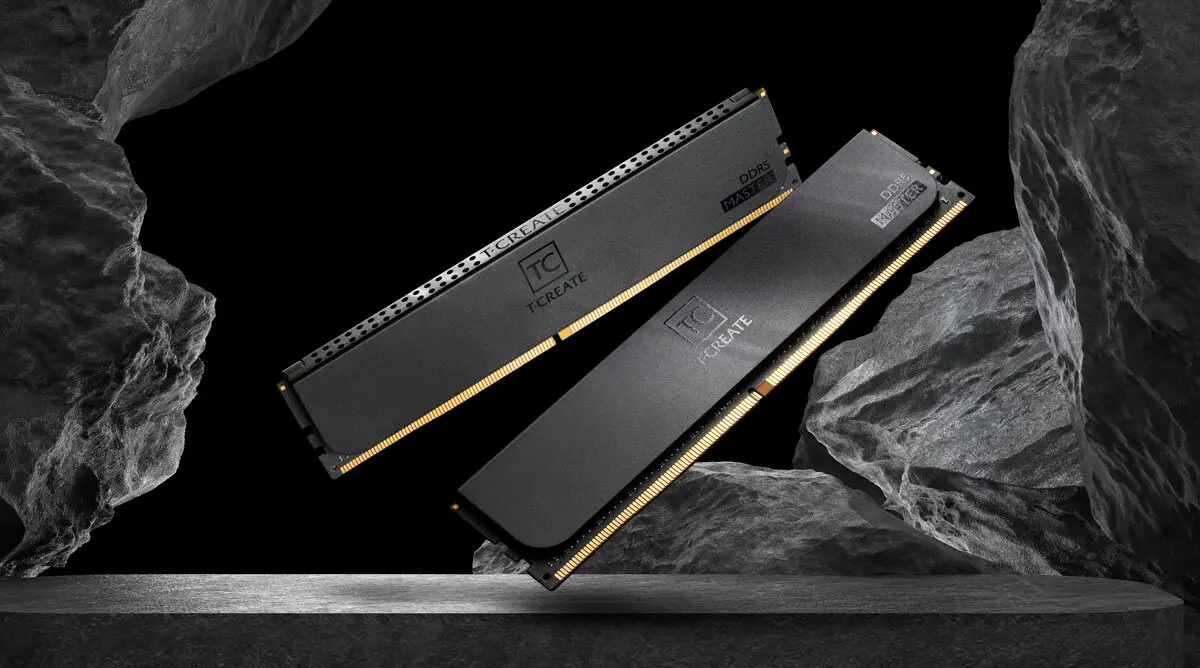 TEAMGROUP anuncia nova memória DDR5 T-CREATE MASTER OC R-DIMM