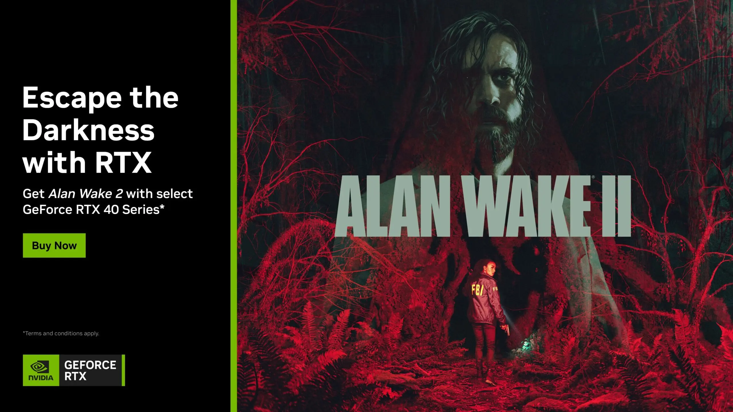Placas de vídeo da NVIDIA estão sofrendo com Alan Wake 2 sem DLSS