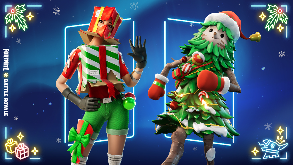 skins de natal no fortnite