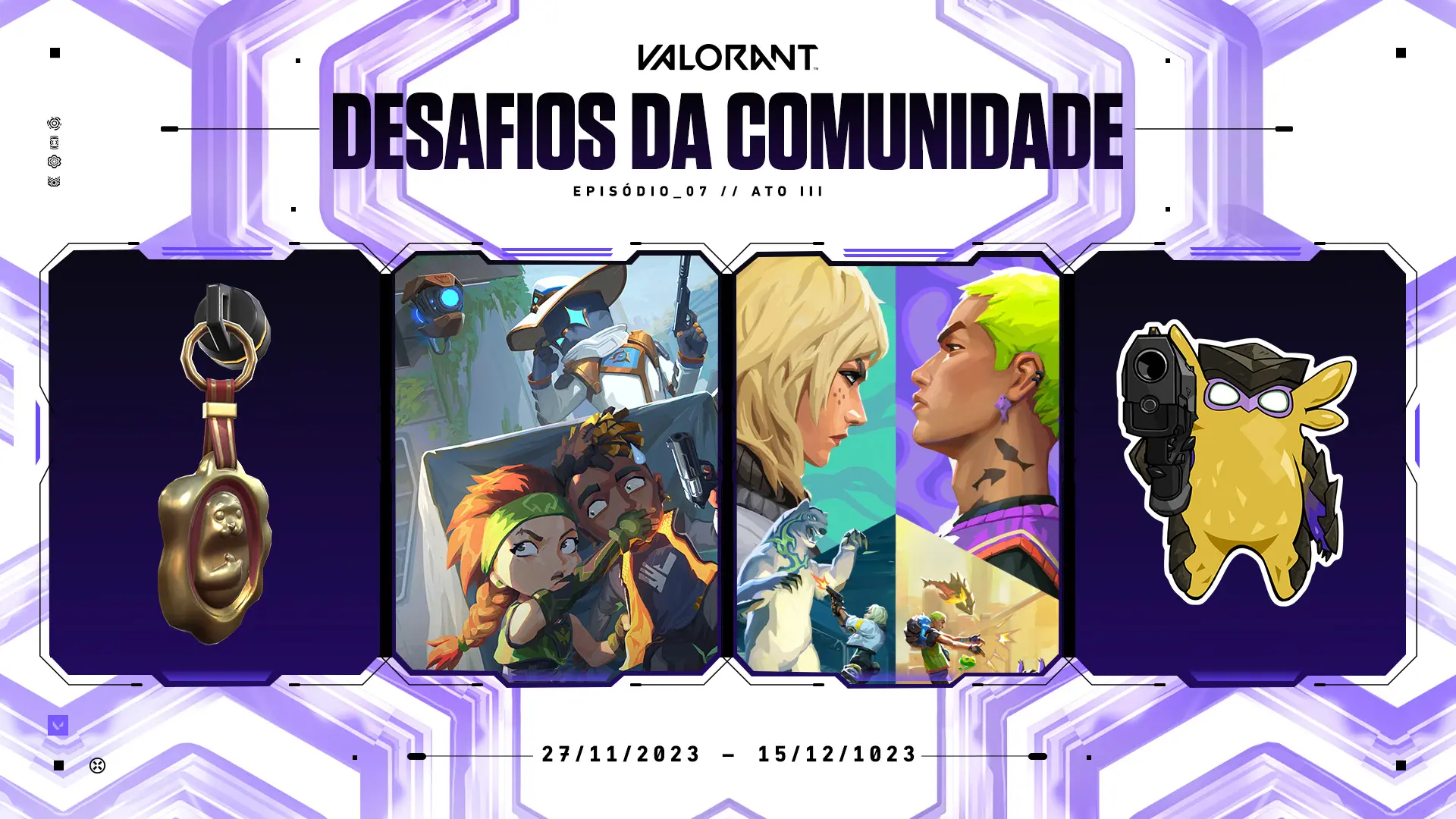 VALORANT: Última etapa dos "Desafios da Comunidade" está disponível 1 VALORANT: Última etapa dos “Desafios da Comunidade” está disponível