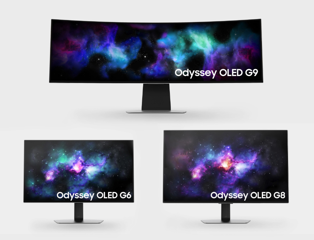 Samsung revela novos monitores OLED com até 360 Hz de atualização