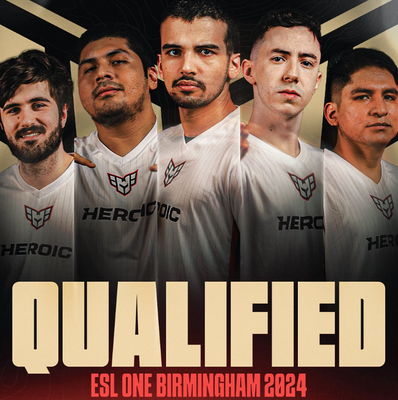 Dota 2: Com brasileiros, Heroic se classifica para a ESL One Birmingham 2024