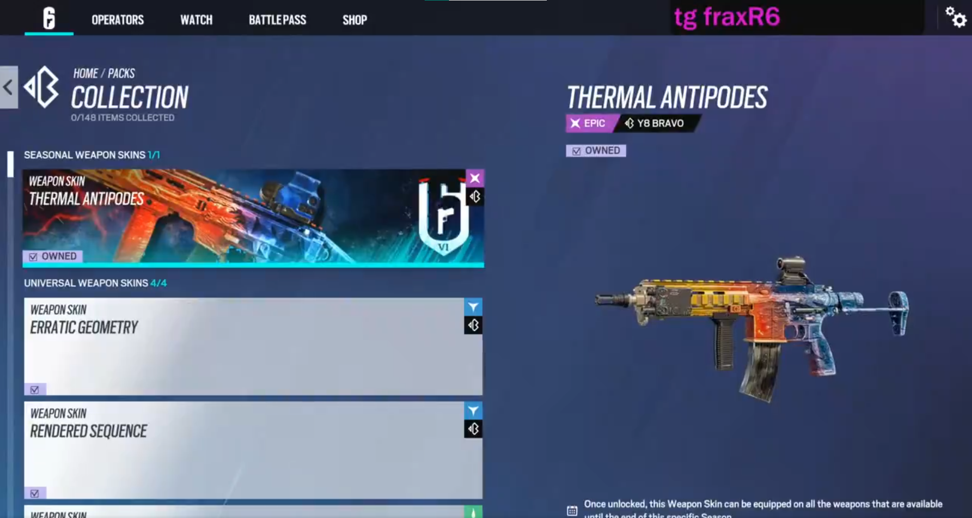 R6: Leaker divulga novo pacote de skins Y9 Bravo 1 R6: Leaker divulga novo pacote de skins Y9 Bravo