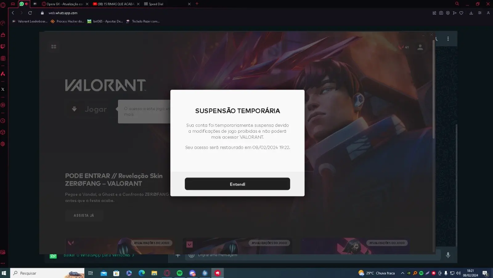 VALORANT: Jogador é banido por suposto uso de cheat durante campeonato; equipe é desclassificada