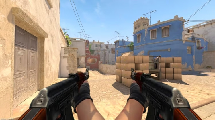CS2: Como jogar com a mão esquerda no jogo