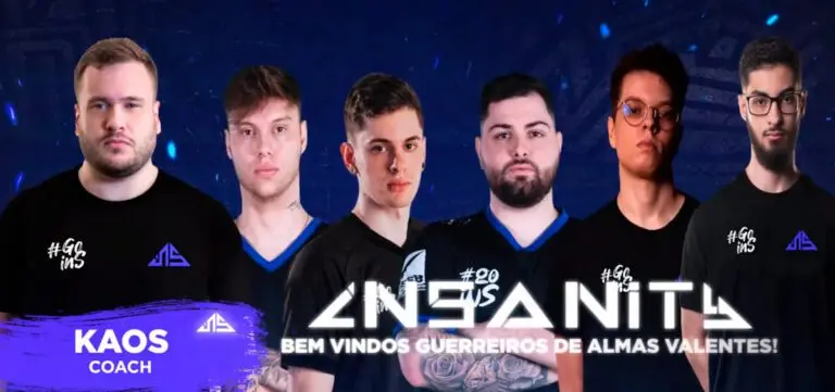 CS2: inSanitY anuncia line-up reformulada com destaques nacionais e ex-MIBR 1 CS2: inSanitY anuncia line-up reformulada com destaques nacionais e ex-MIBR
