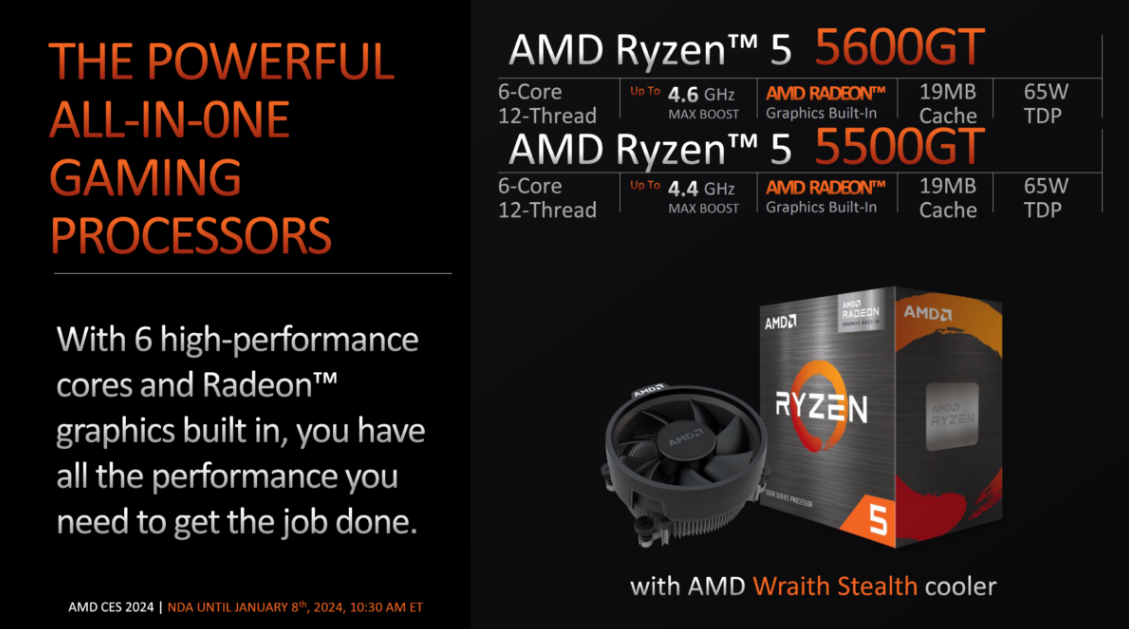 AMD Ryzen 5 5600GT: Review completo do processador de seis núcleos 1 AMD Ryzen 5 5600GT