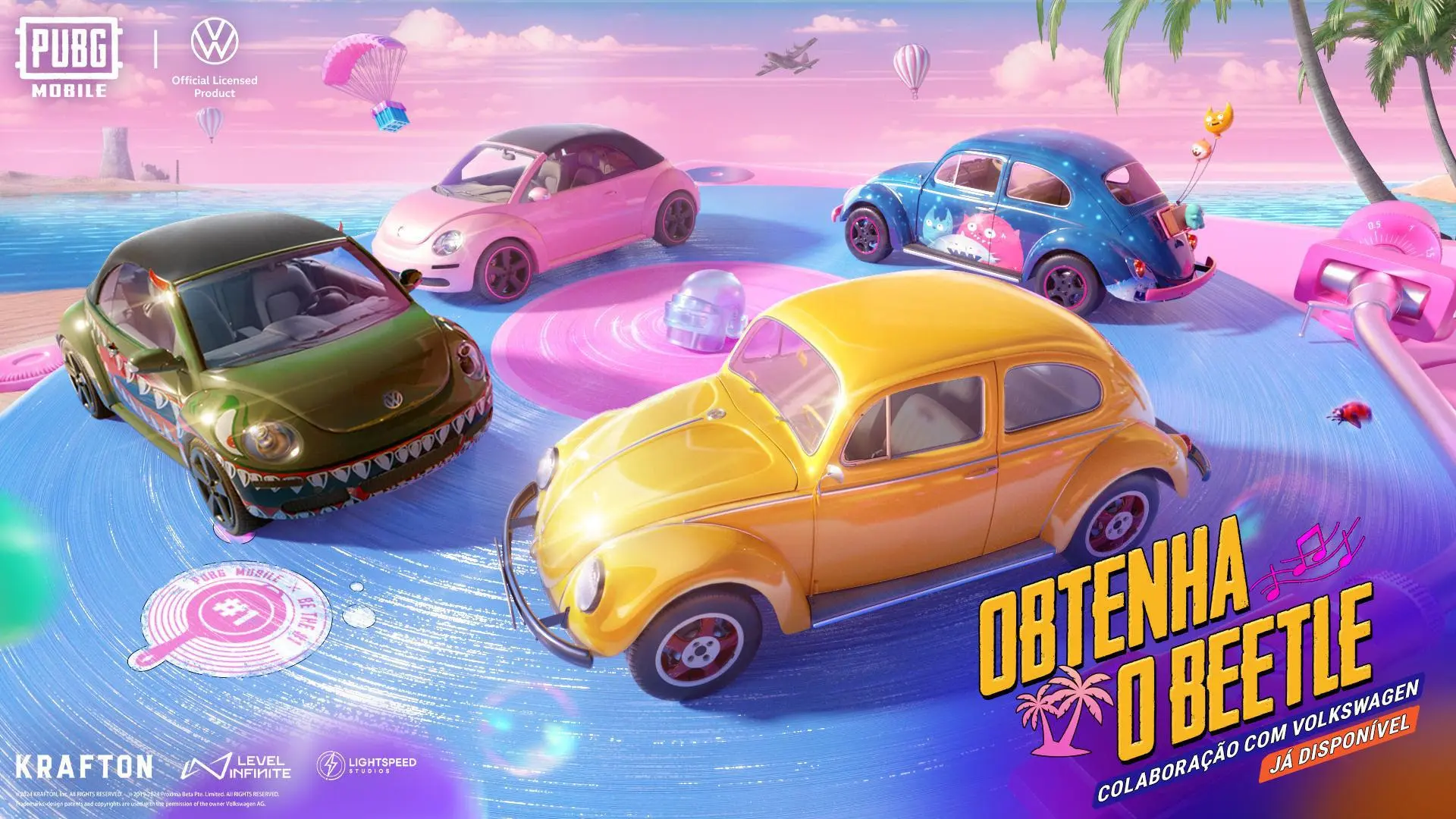 PUBG Mobile: Fusca chega ao jogo em parceria com Volkswagen