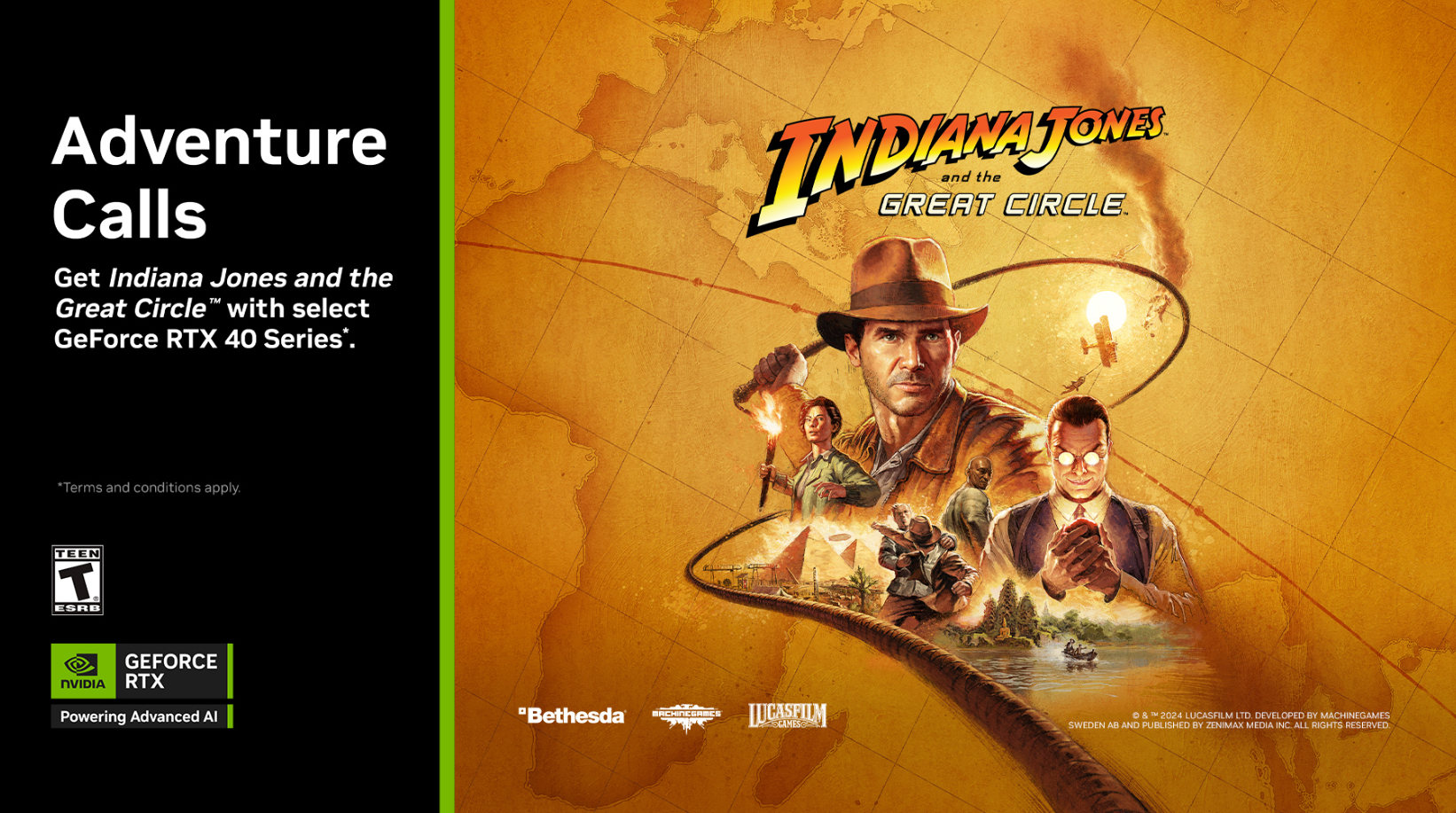 NVIDIA anuncia jogo Indiana Jones grátis em compra de GPUs RTX, confira 1 NVIDIA