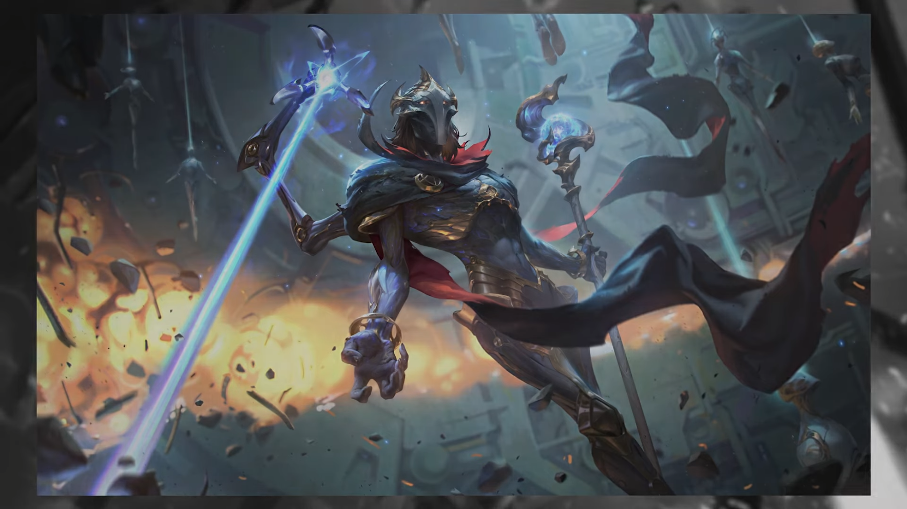Nova splash arte de Viktor após rework no LoL