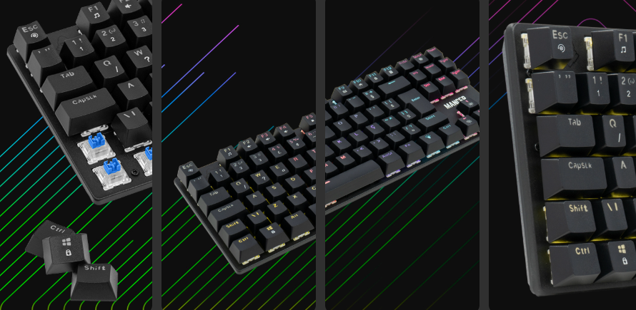 Teclado mecânico de entrada: 3 opções em promoção