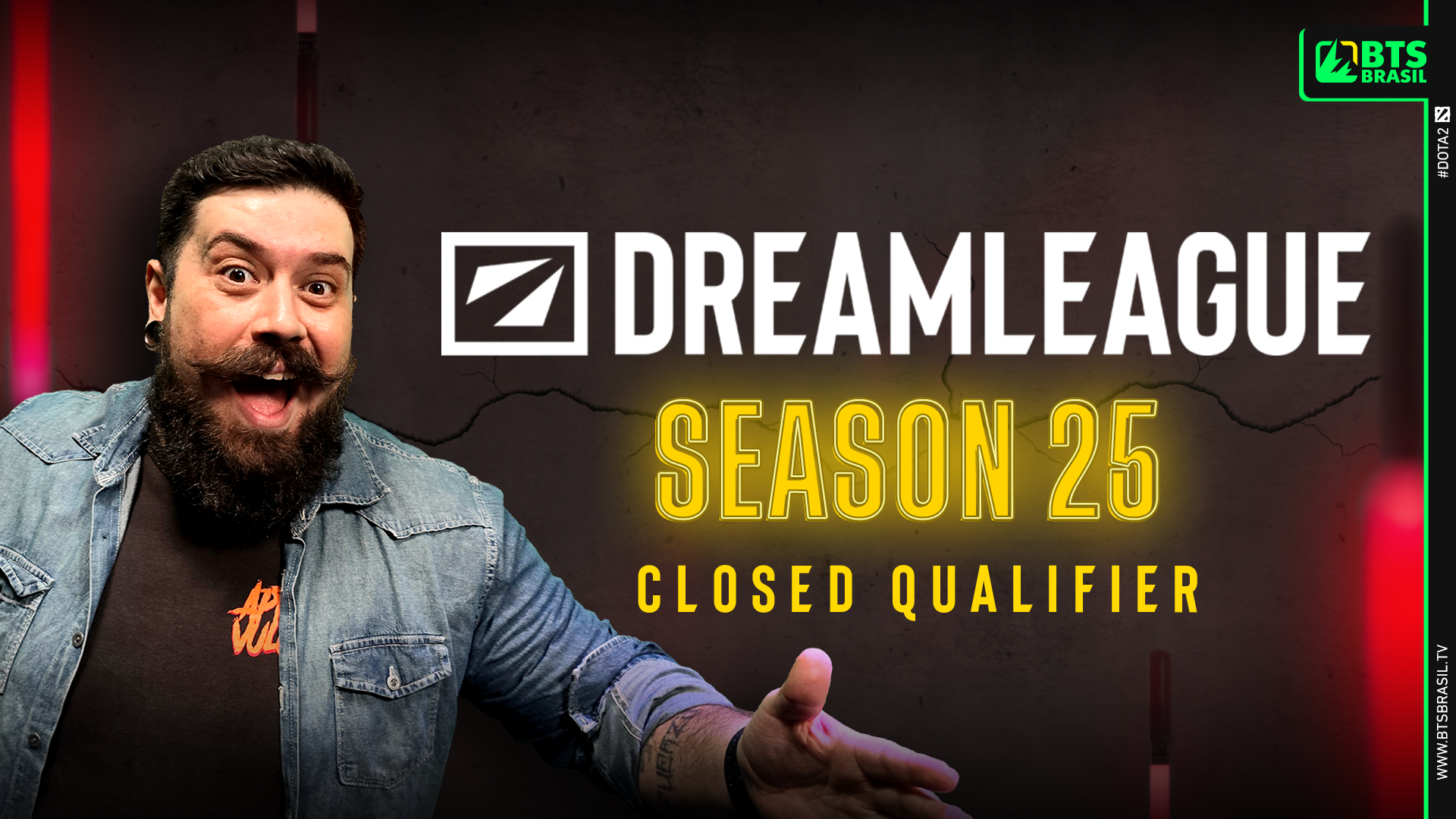 imagem ilustrativa sobre a transmissão do qualify europeu da DreamLeague