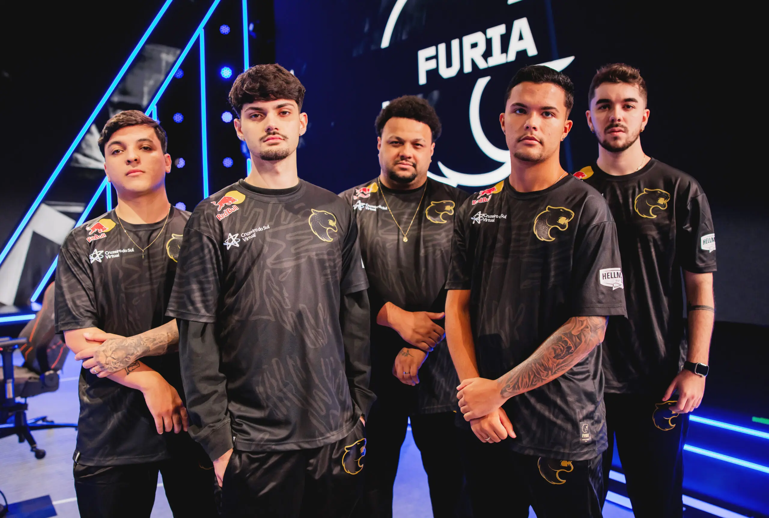 jogadores da FURIA que jogaram contra a EG no VCT Kickoff Americas