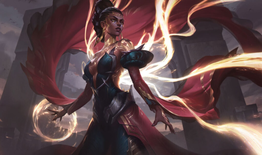 campeã Mel Medarda que chegou ao LoL