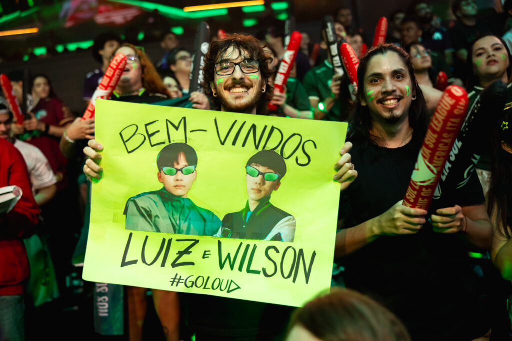 torcedores da LOUD que disputa a LTA Sul