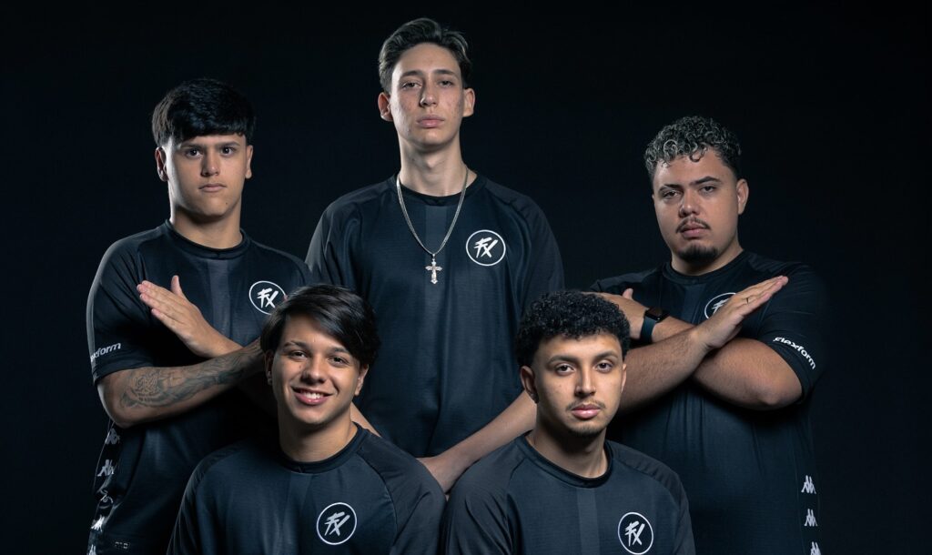 time de FF do Fluxo na C.O.P.A. Free Fire