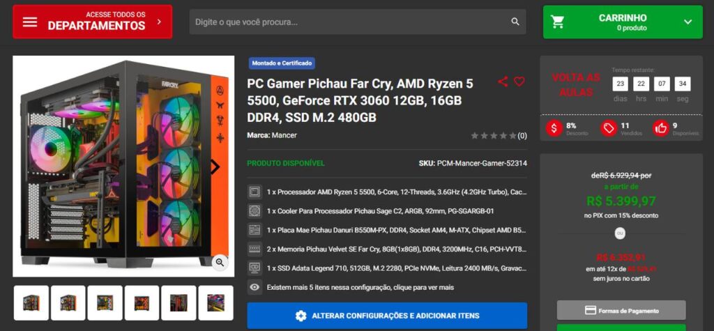 pc gamer pichau far cry