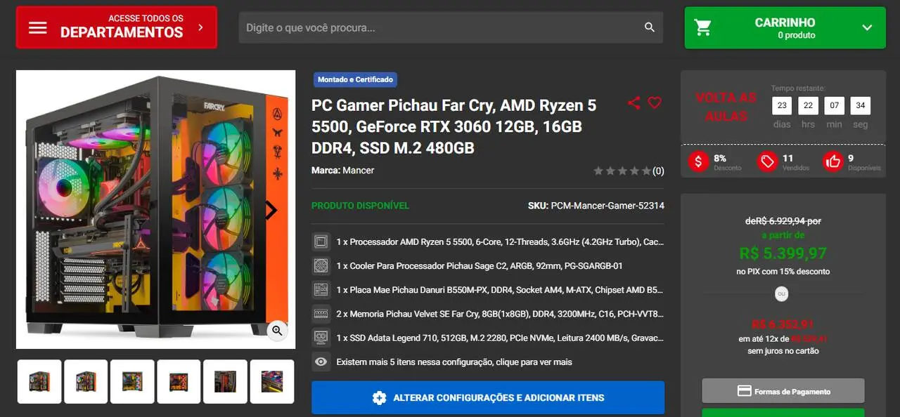 pc gamer pichau far cry