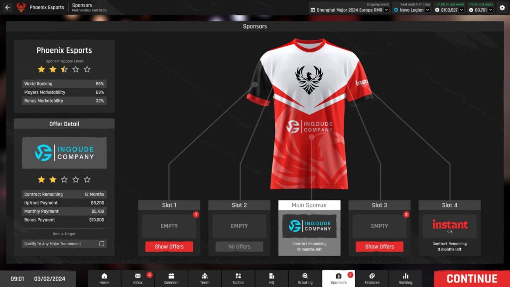 Esports Manager: Road to Major