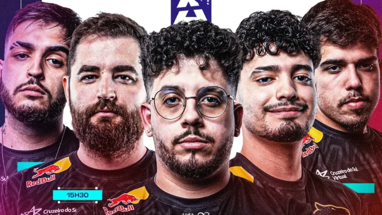 time da FURIA que disputa a BLAST open Lisboa