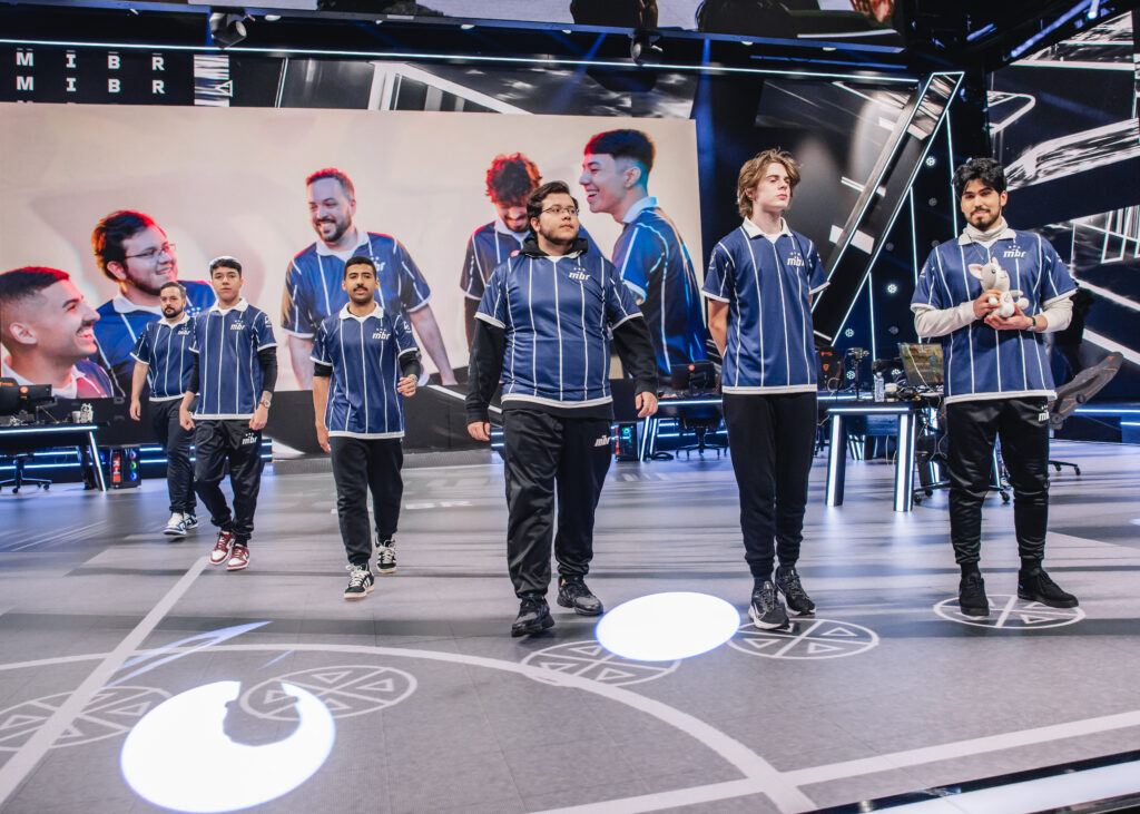 time de VALORANT do MIBR que disputa o VCT Americas Stage 1