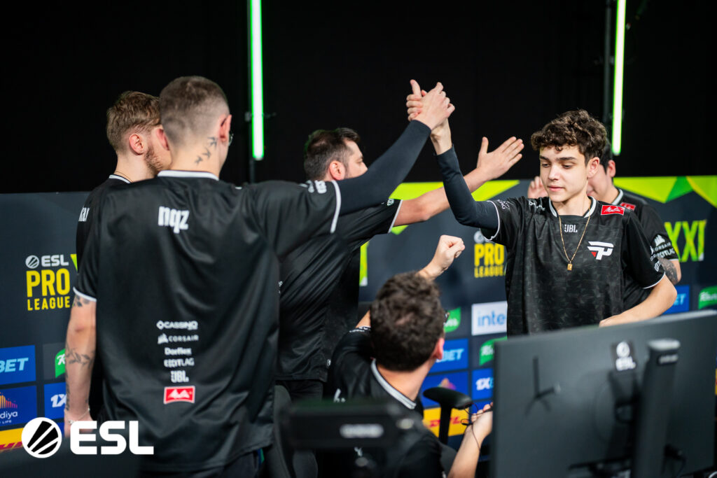 time de CS2 da paiN Gaming que disputam a ESL Pro League Season 21 stage 2