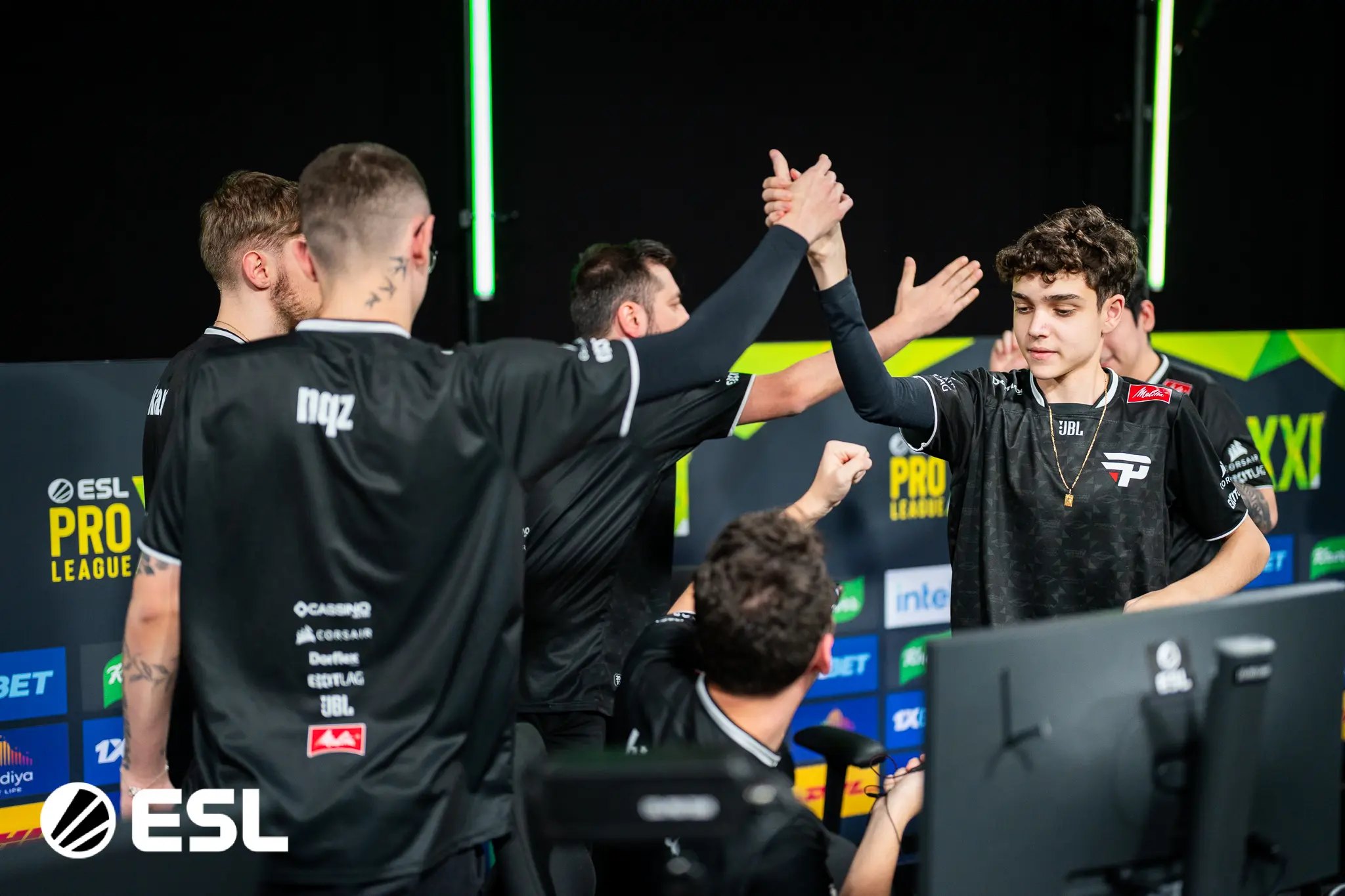 time de CS2 da paiN Gaming que disputam a ESL Pro League Season 21 stage 2