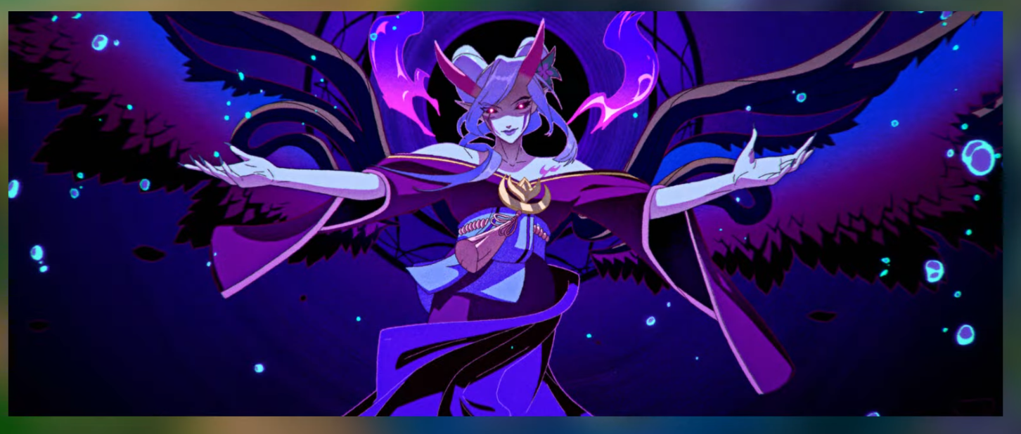 morgana do LoL que receberá a skin exaltada