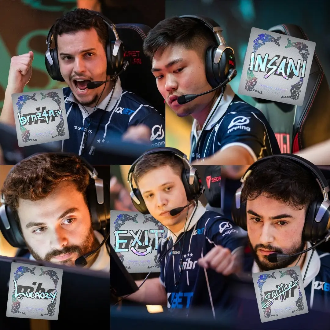 CS2: Comunidade vota nos stickers mais bonitos do Major; Confira