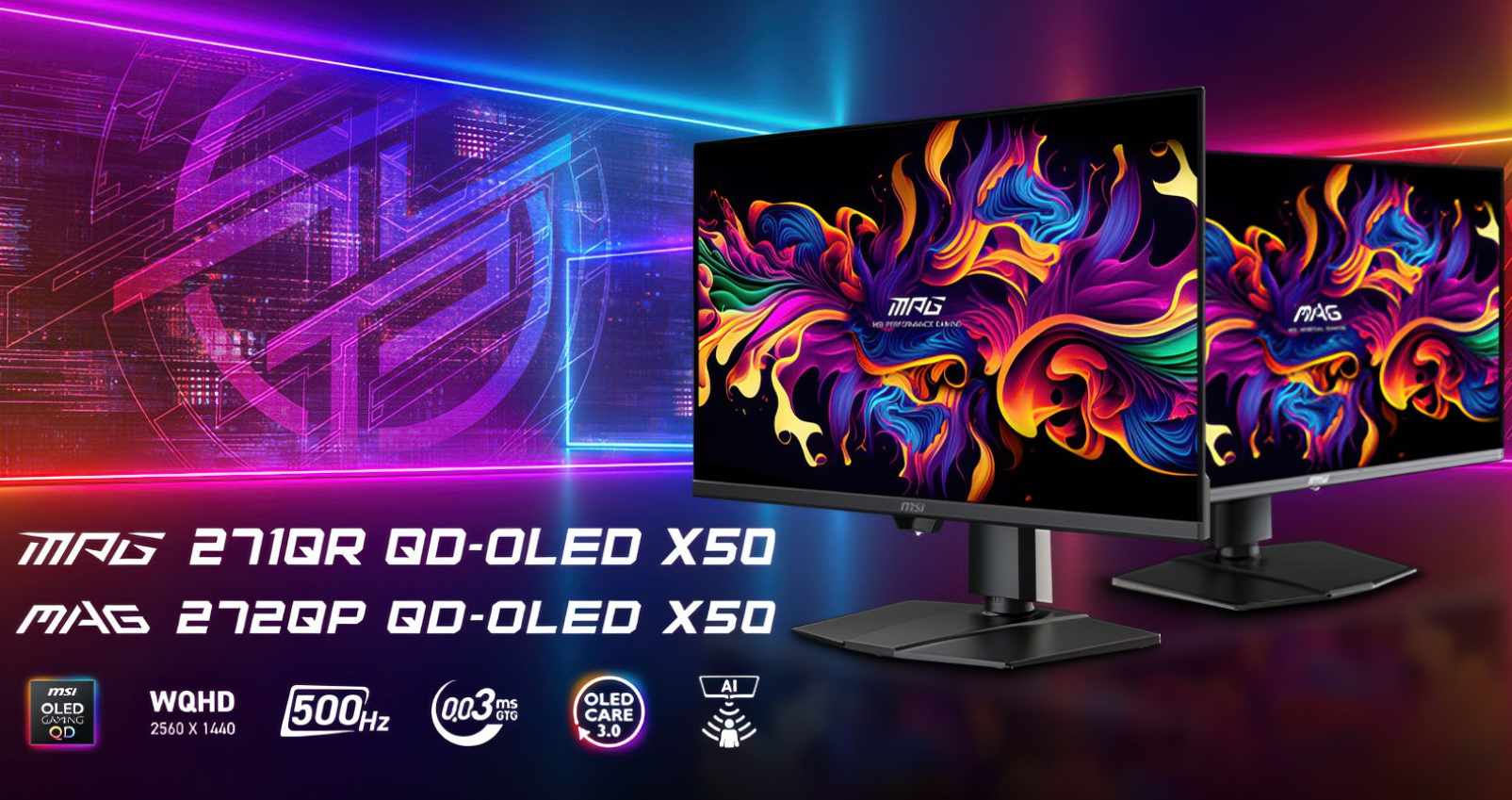 MSI lança monitores de 500Hz com IA que pensam por você, entenda 1 MSI