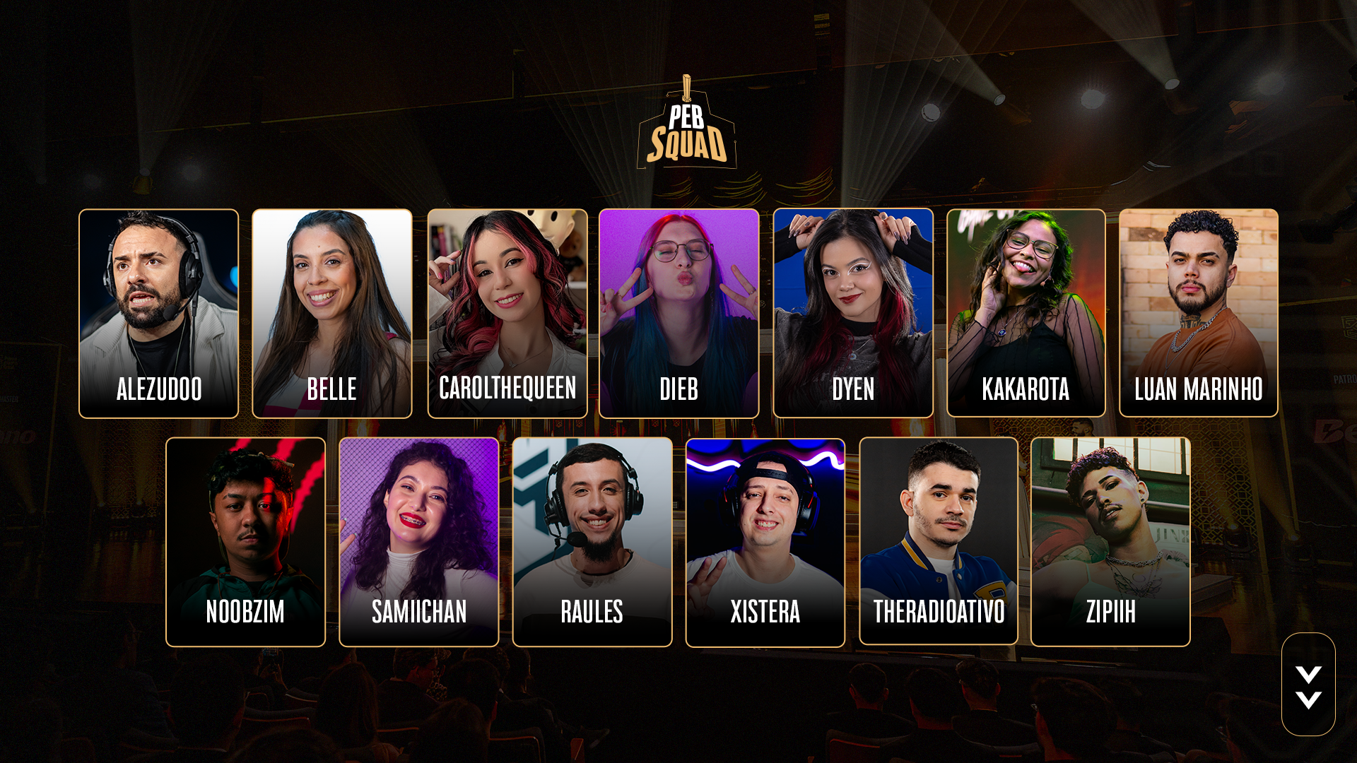 PeB 2025: Ação destaca influenciadores do Free Fire na premiação