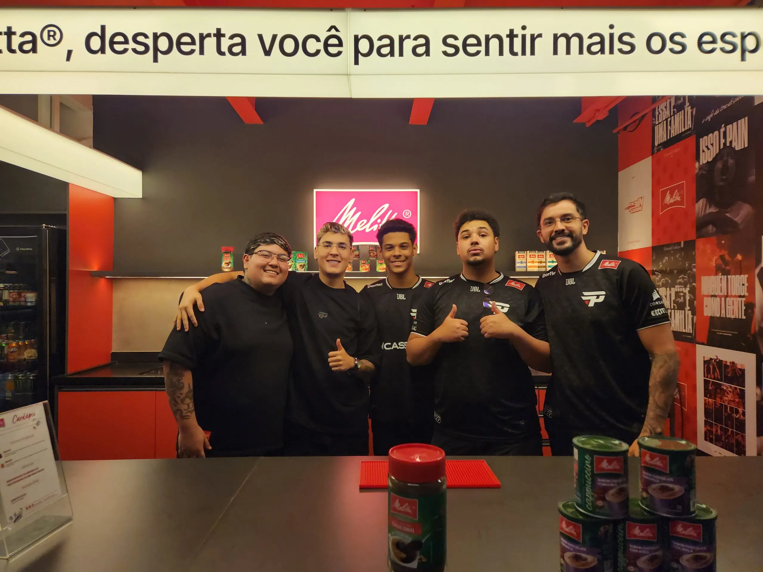 equipe de Free Fire da paiN Gaming que disputa a FFWS BR