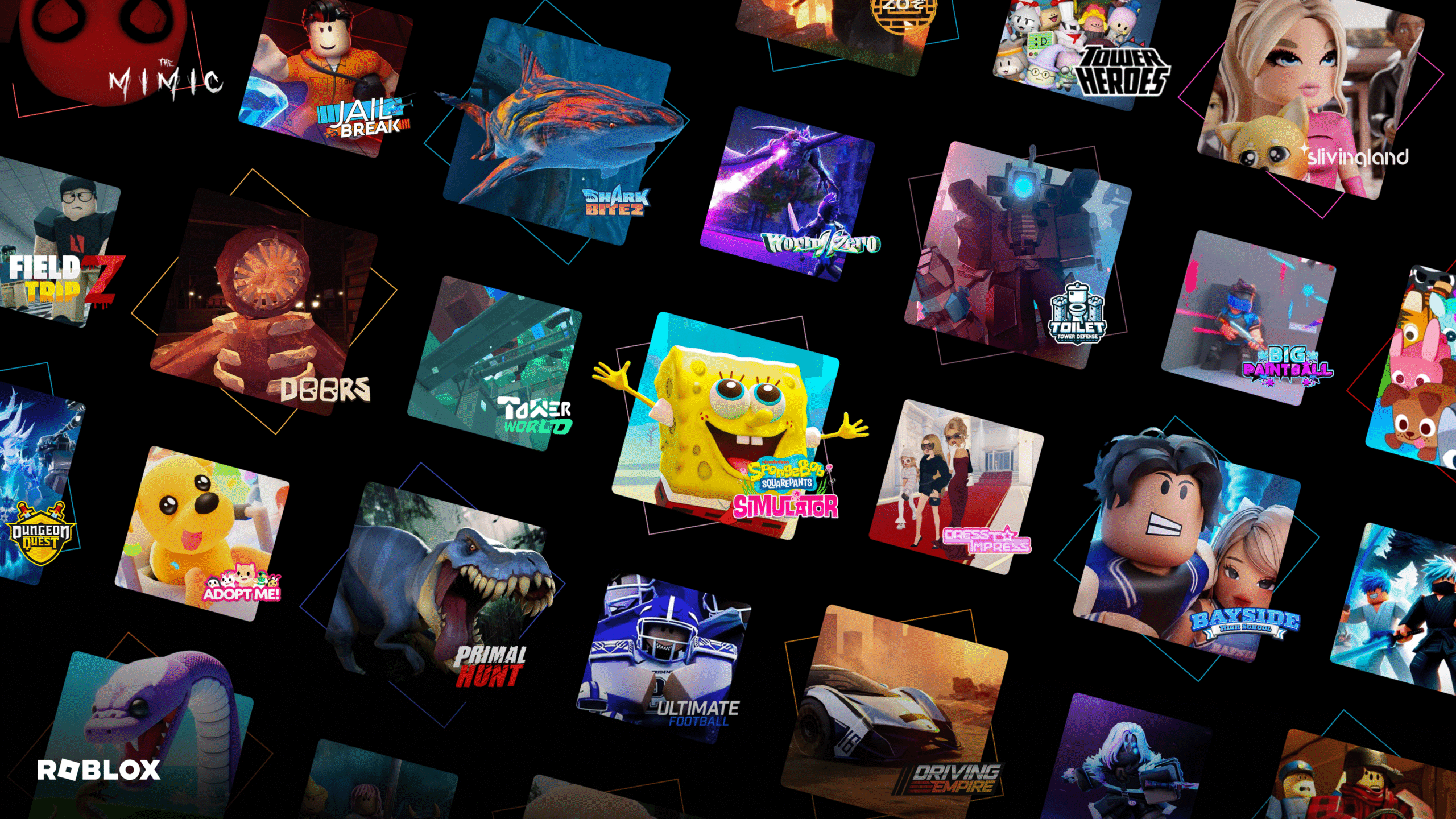 Todos os jogos do Roblox