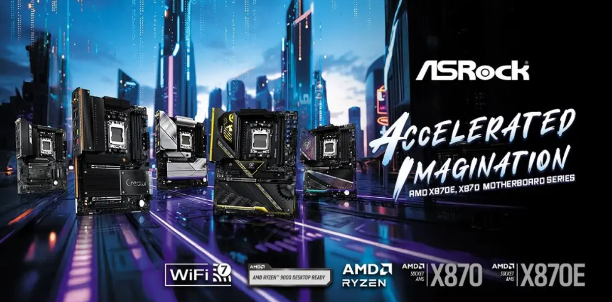 Nova geração ASRock X870E promete recordes de overclock com AMD: conheça a linha 1 ASRock